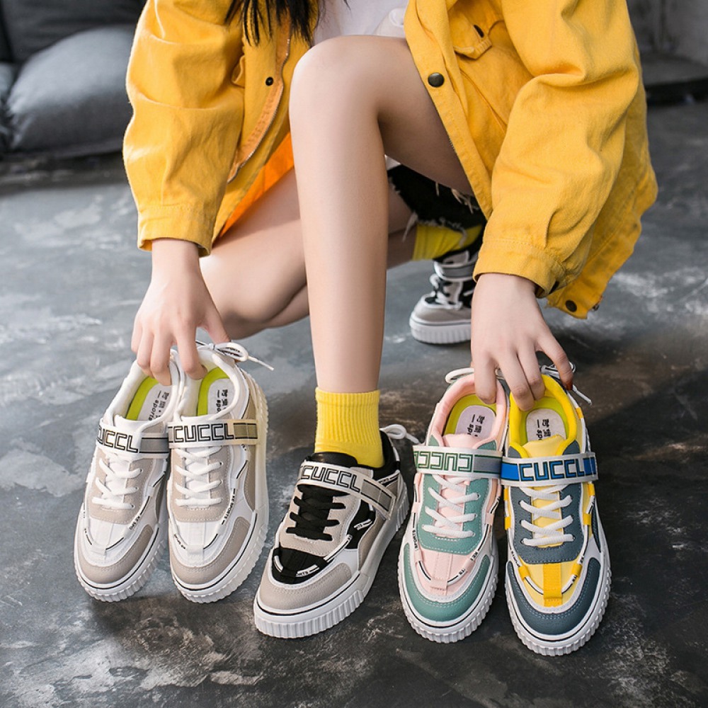 Breathable White Women Summer New Running Shoes Street Casual Flat Shoes